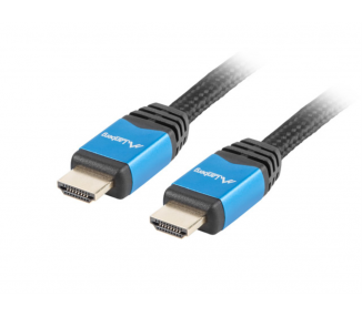 CABLE HDMI LANBERG MACHO MACHO V20 CU 4K PREMIUM 1M NEGRO