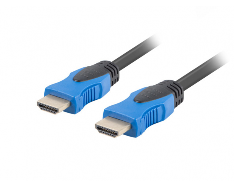 CABLE HDMI LANBERG MACHO MACHO V20 CU 4K 05M NEGRO