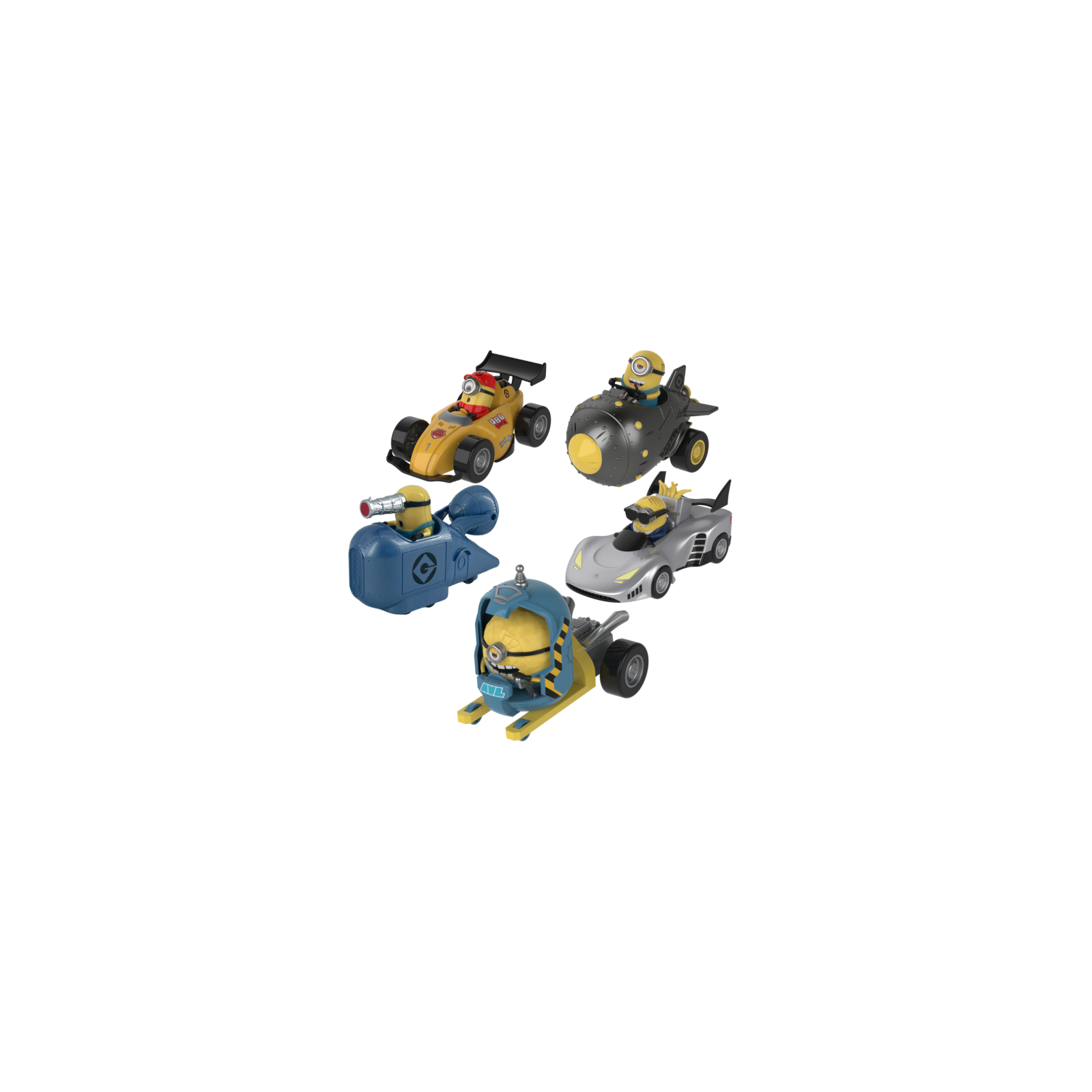 Figura vehiculos minions 1 unidad aleatoria