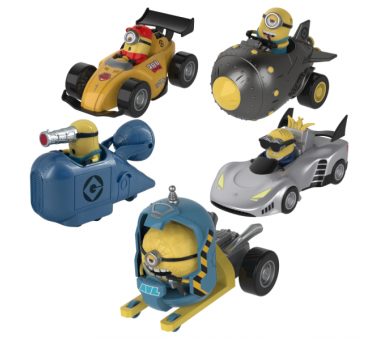 Figura vehiculos minions 1 unidad aleatoria