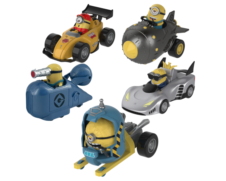 Figura vehiculos minions 1 unidad aleatoria