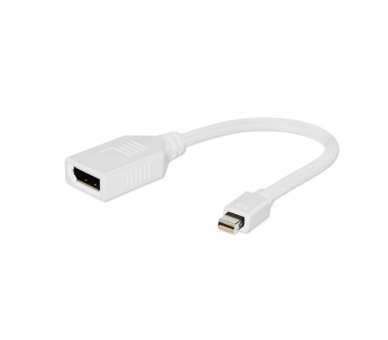 CABLE ADAPTADOR GEMBIRD MINI DISPLAYPORT MACHO A DISPLAYPORT HEMBRA BLANCO