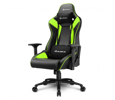 SILLA GAMING SHARKOON ELBRUS 3 NEGRO VERDE 160G