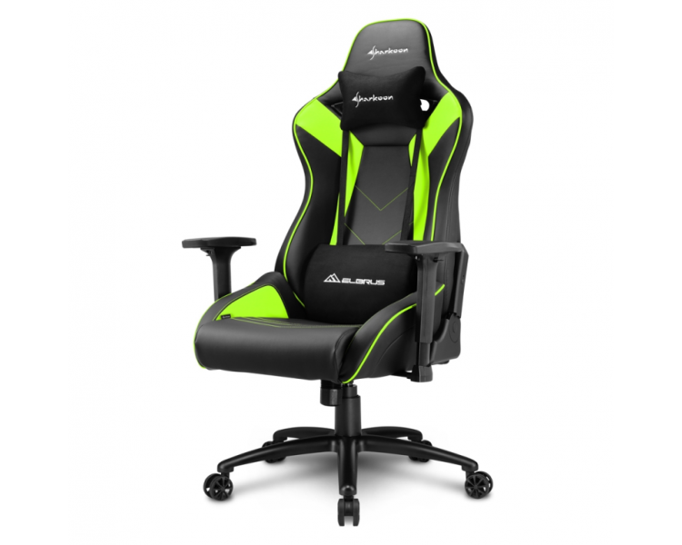 SILLA GAMING SHARKOON ELBRUS 3 NEGRO VERDE 160G