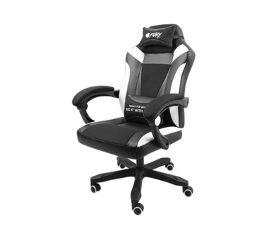 SILLA GAMING FURY AVENGER M GASLIFT 3 150KG NEGRA BLANCA