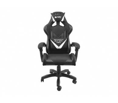 SILLA GAMING FURY AVENGER L GASLIFT 3 150KG NEGRA BLANCA