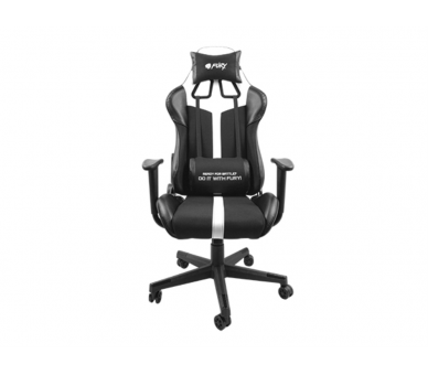 SILLA GAMING FURY AVENGER XL GASLIFT 3 150KG NEGRA BLANCA