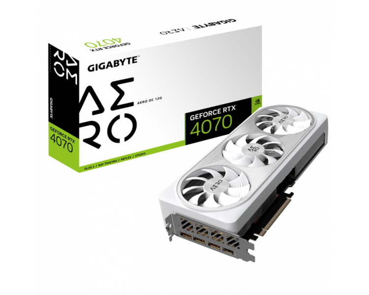 TARJETA GRAFICA GIGABYTE RTX 4070 AERO OC 12GB