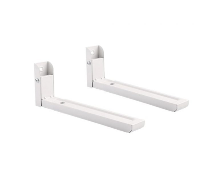 UNIVERSAL HEAVY DUTY STEEL WALL BRACKETS 30 KG WHITE