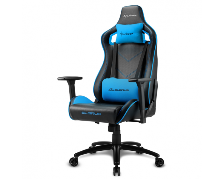 SILLA GAMING SHARKOON ELBRUS 2 NEGRO AZUL 160G