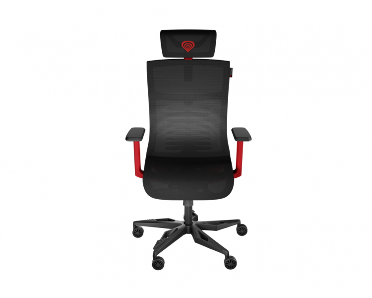 SILLA GAMING GENESIS ASTAT 700 ERGONOMICA GASLIFT 4 120KG NEGRA ROJA