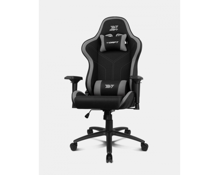 SILLA GAMING DRIFT DR110 TEJIDO NEGRA GRIS