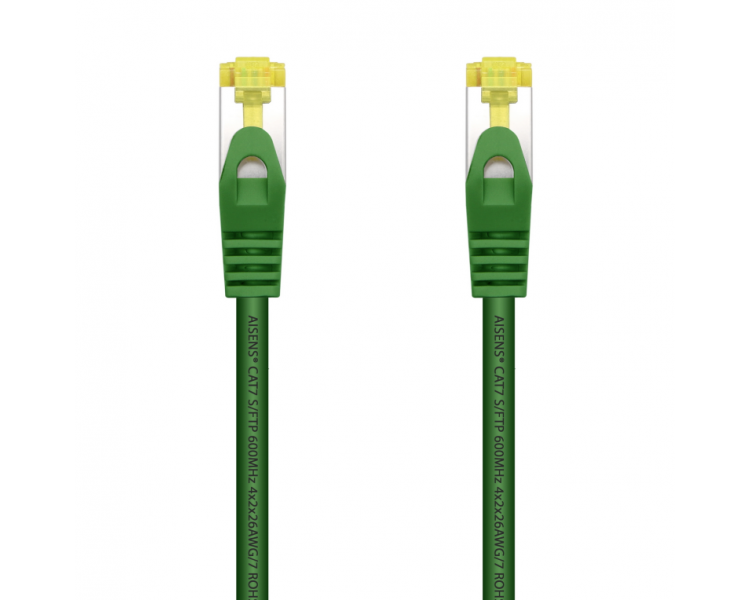 CABLE RED AISENS LATIGUILLO RJ45 LSZH CAT7 SFTP PIMF 20M VERDE