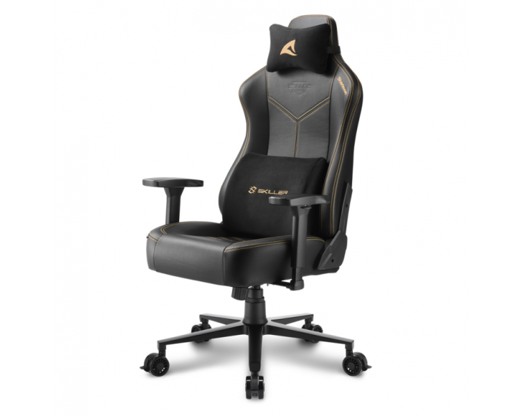 SILLA GAMING SHARKOON SKILLER SGS30 NEGRO BEIGE 165º