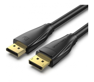 h2Cable Vention DisplayPort a DisplayPort 5 m negro h2divCable DisplayPort DisplayPort v14 Vention Carcasa de PVC 8K 60Hz 4K 14