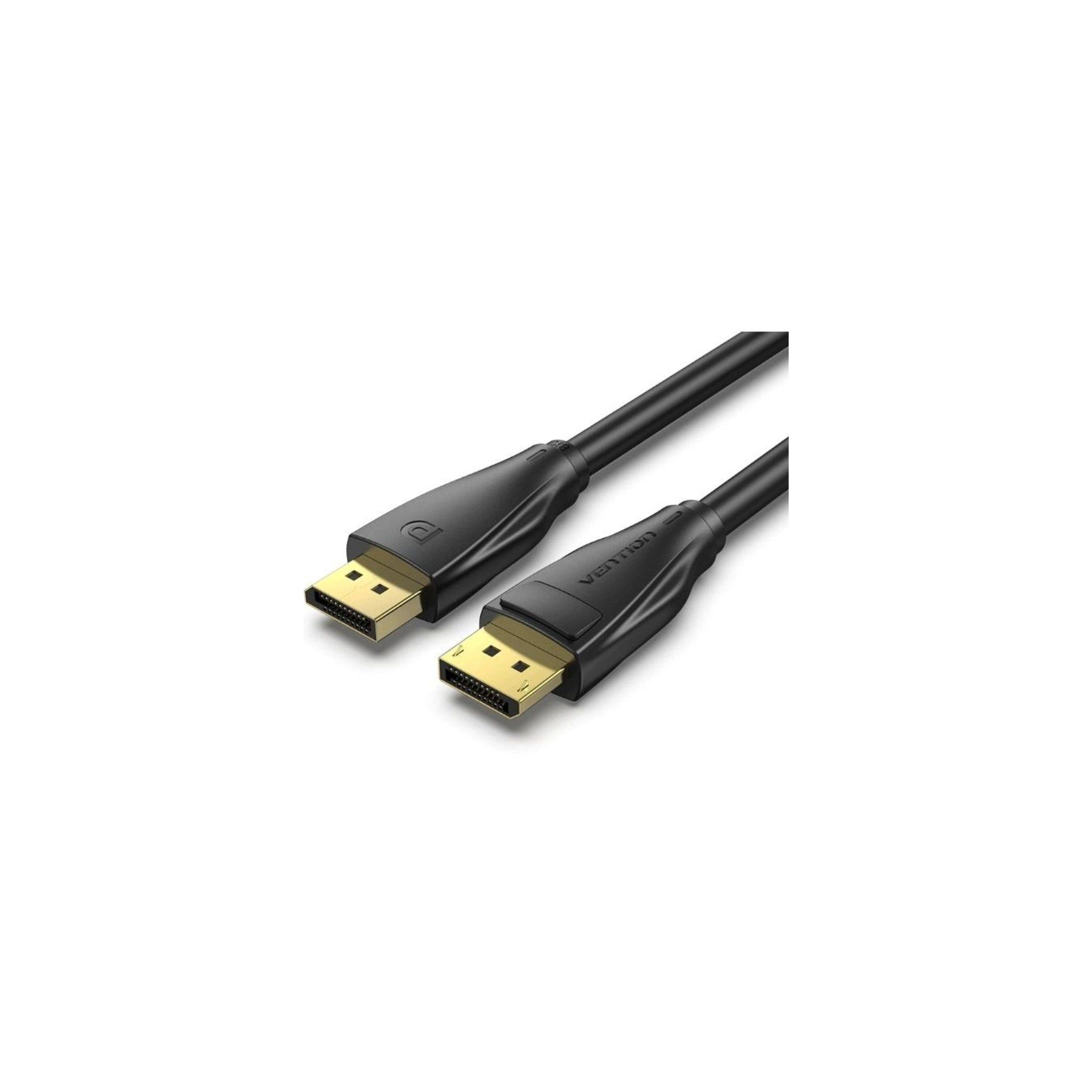 h2Cable Vention DisplayPort a DisplayPort 5 m negro h2divCable DisplayPort DisplayPort v14 Vention Carcasa de PVC 8K 60Hz 4K 14