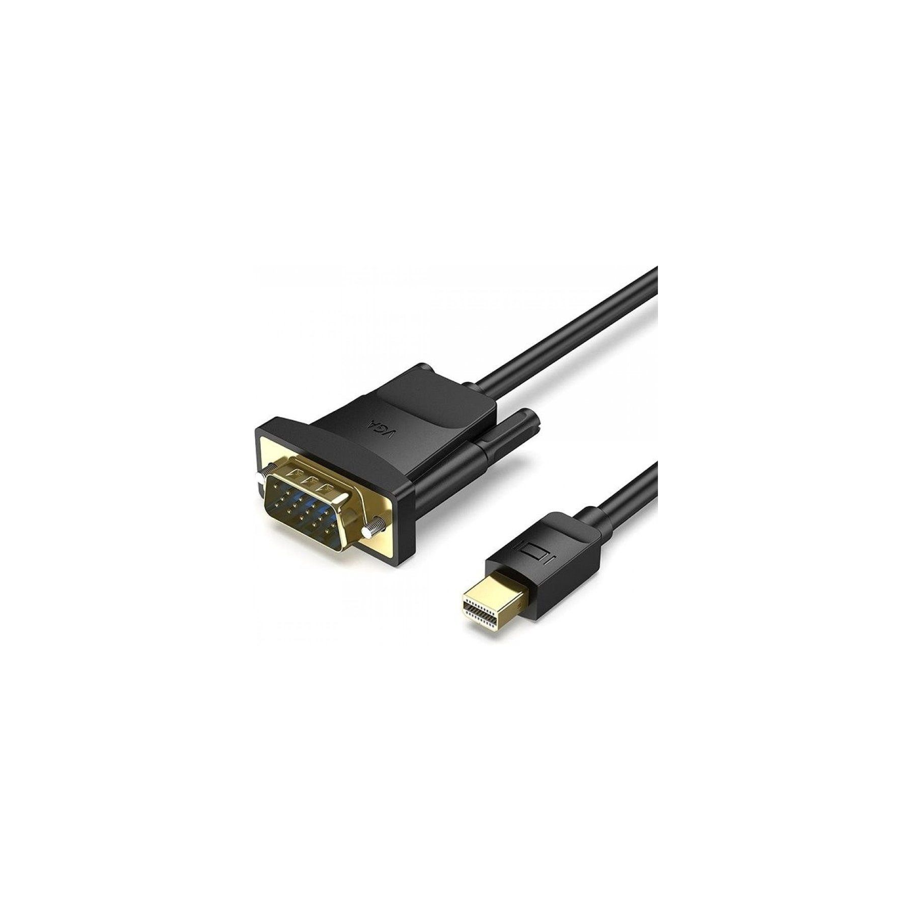 ph2Cable de video Vention Mini DP Macho a VGA h2divEl cable de video negro Vention Mini DP macho a VGA macho HD de 2 m ayudara 