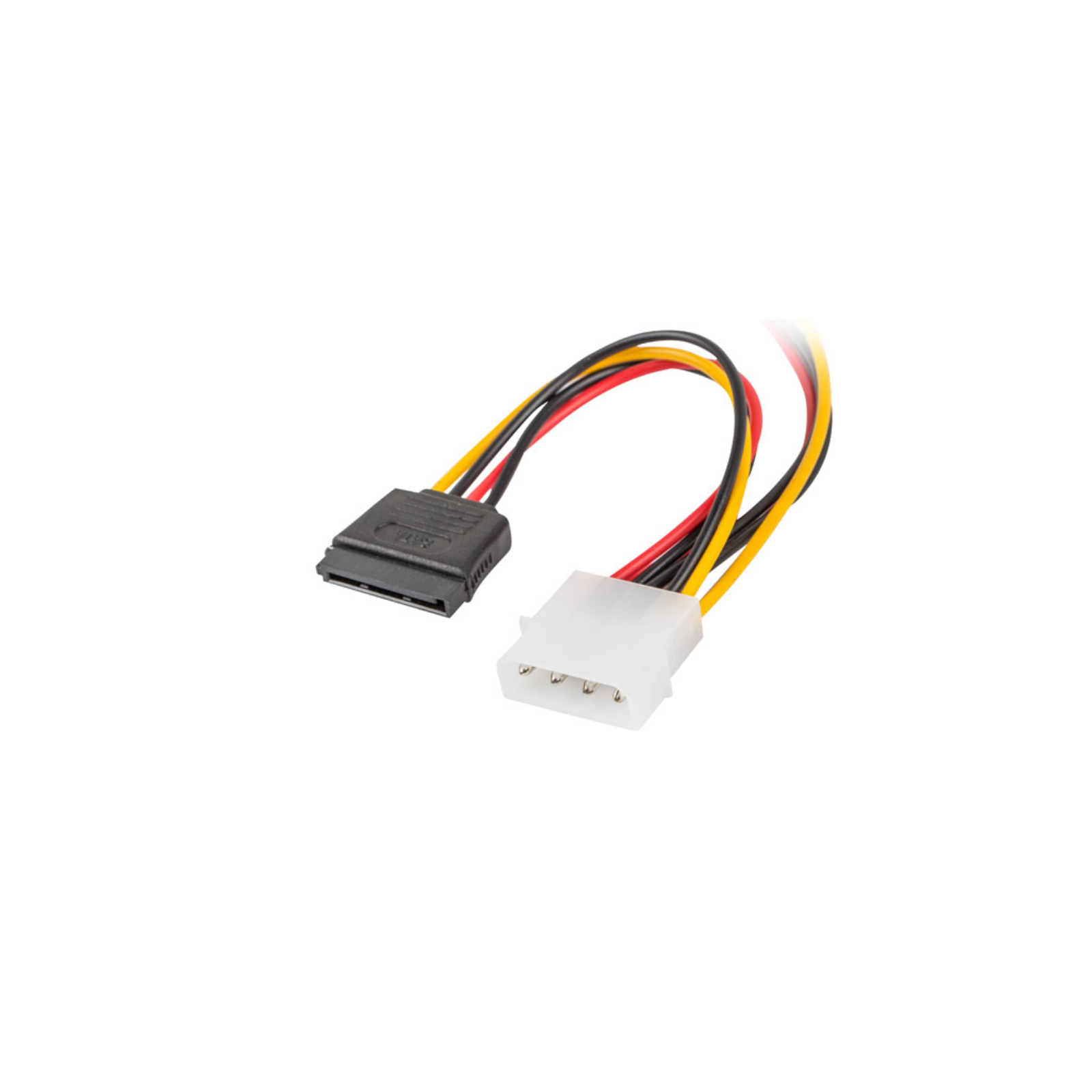 CABLE LANBERG ALIMENTACION MOLEX MACHO A 2X SATA HEMBRA 15 CM