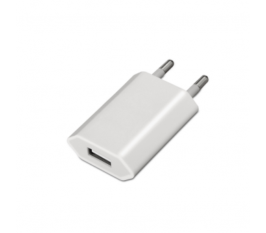 AISENS MINI CARGADOR USB 5V 1A BLANCO