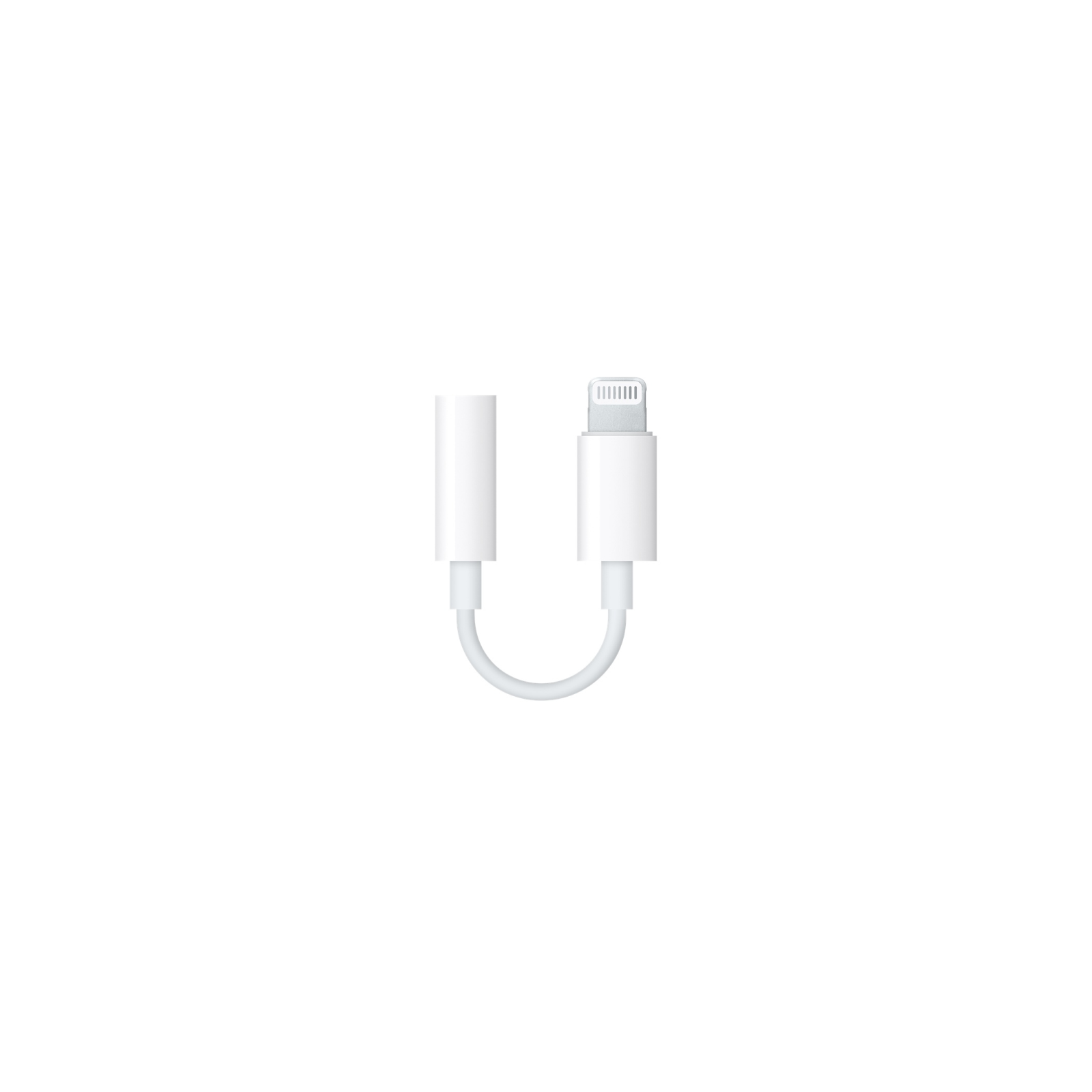 ADAPTADOR APPLE LIGHTNING A JACK 35MM BLANCO