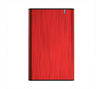 AISENS CAJA EXTERNA 25 ASE 2525RED 95MM SATA A USB 30 USB31 GEN1 ROJA