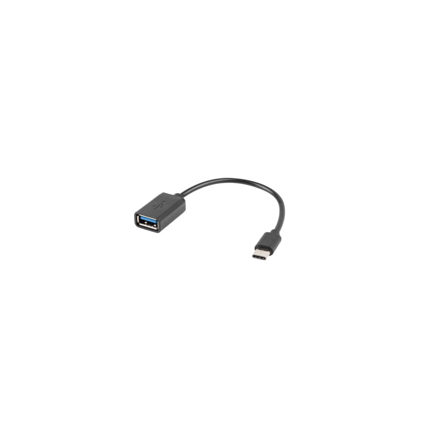 ADAPTADOR LANBERG OTG USB CM A USB A 20 H 15 CM NEGRO