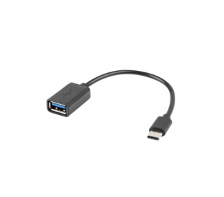 ADAPTADOR LANBERG OTG USB CM A USB A 20 H 15 CM NEGRO