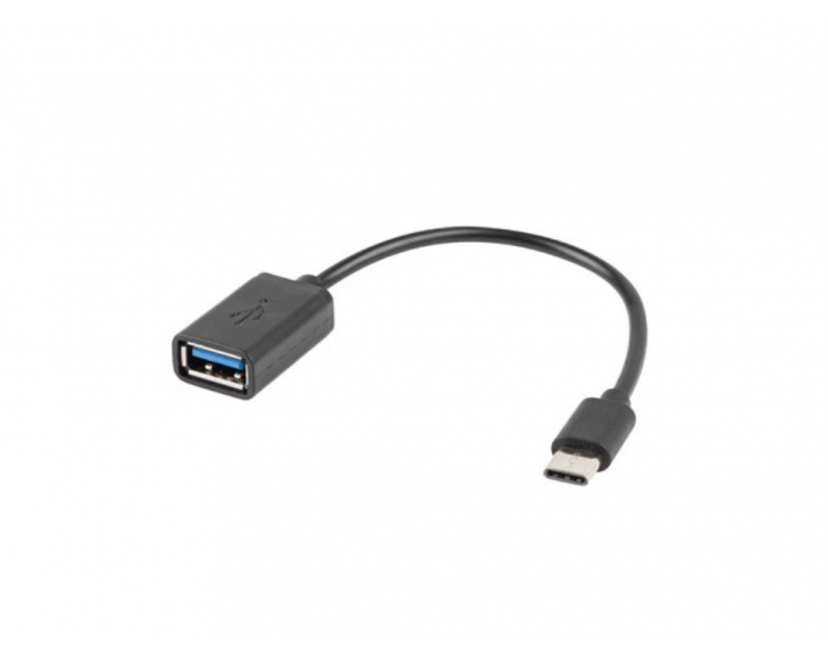 ADAPTADOR LANBERG OTG USB CM A USB A 20 H 15 CM NEGRO