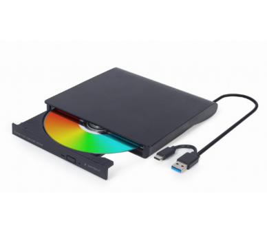 UNIDAD DE DVD GEMBIRD USB EXTERNA NEGRA