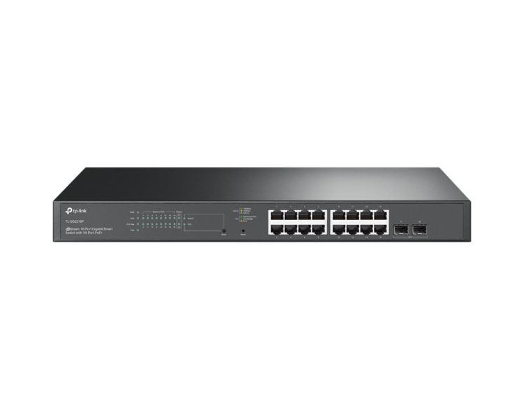 SWITCH TP LINK 18 PORT GIGABIT SMART 16 PORT POE