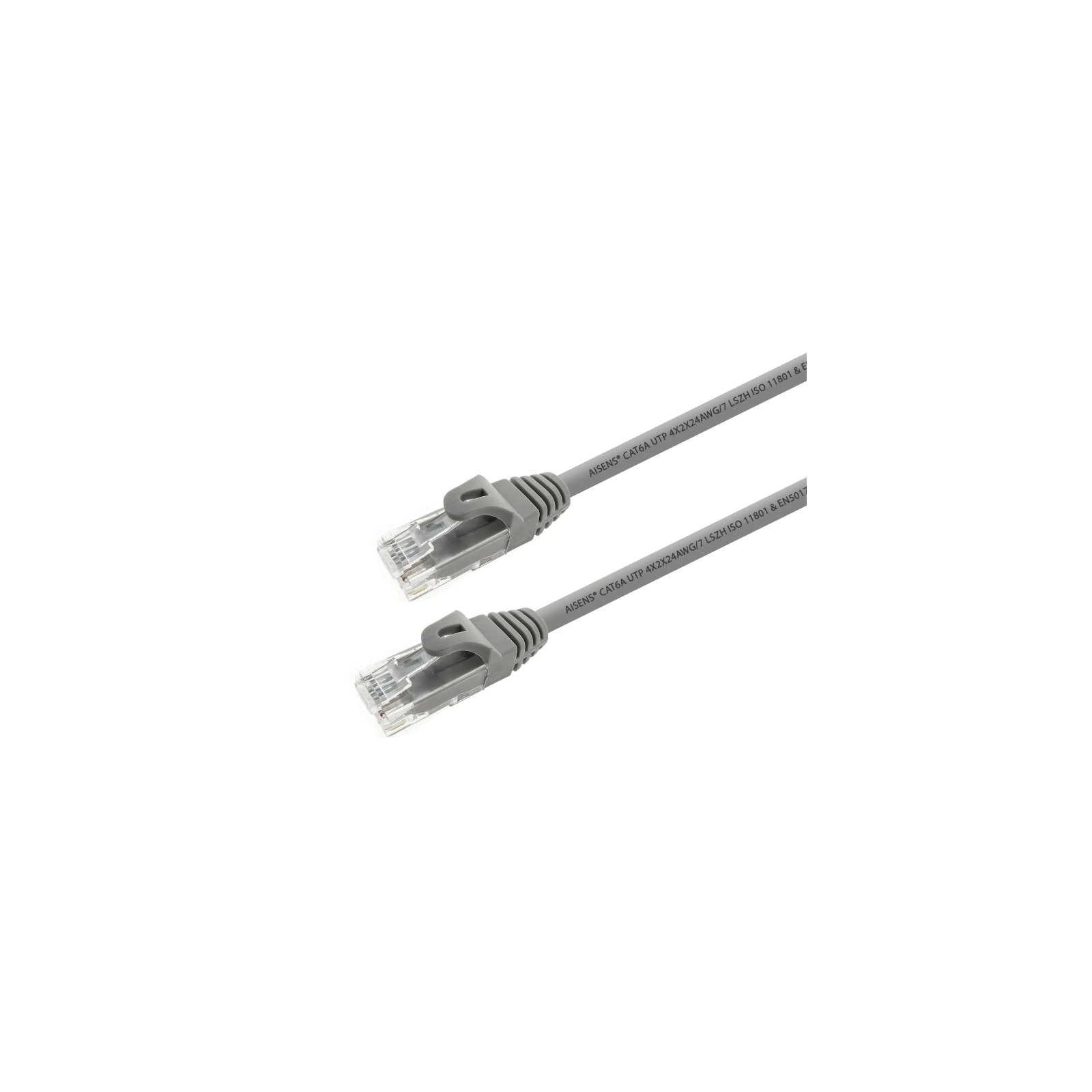 CABLE RED AISENS LATIGUILLO RJ45 LSZH CAT6A UTP AWG24 20M GRIS