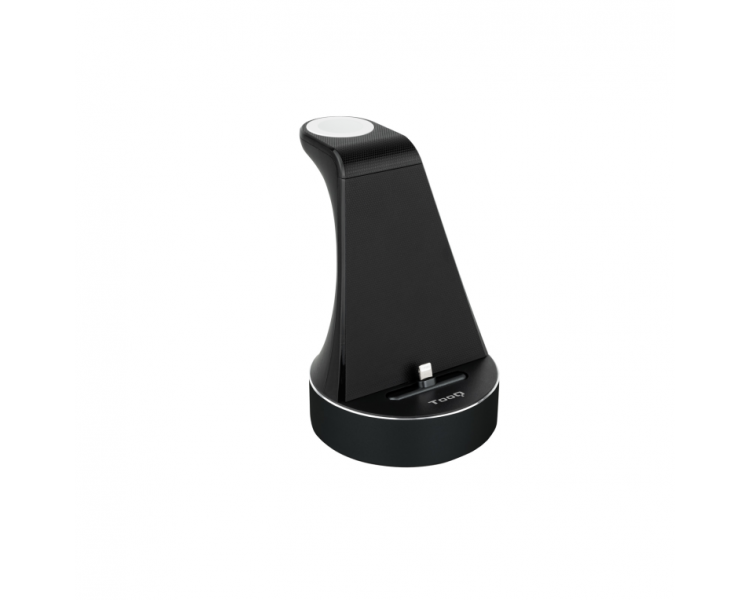 BASE DE CARGA TOOQ PARA APPLE WATCH Y IPHONE NEGRO INCLUYE CARGADOR USB