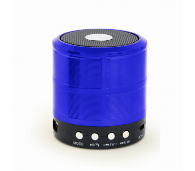 ALTAVOZ PORTATIL GEMBIRD SPK BT 08 B 3W RMS BLUETOOTH AZUL