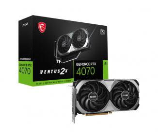 TARJETA GRAFICA MSI RTX 4070 VENTUS 2X OC 12GB GDDR6X