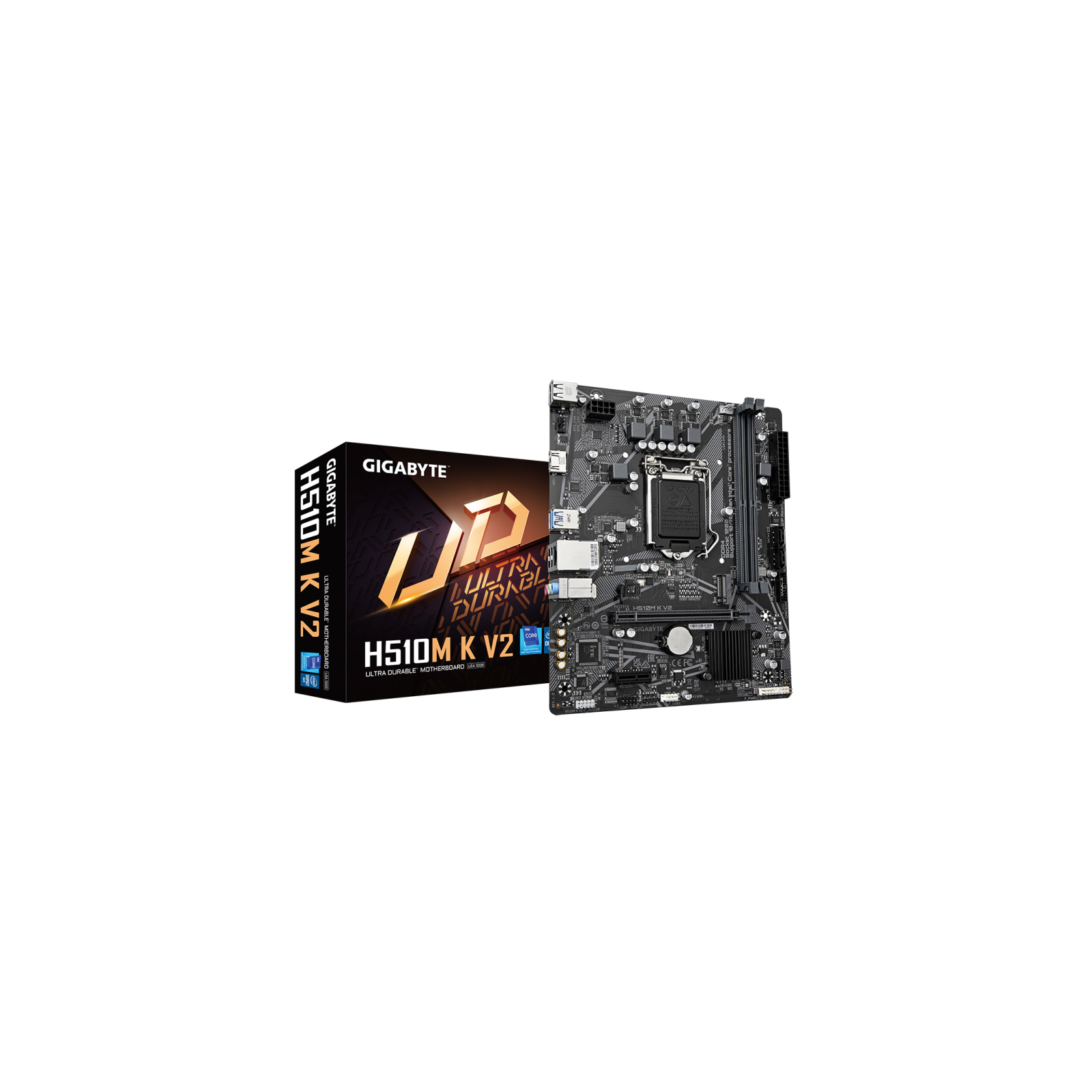 PLACA BASE GIGABYTE H510M K V2 INTEL 1200 MATX 2DDR4 PCIE 30 2SATA