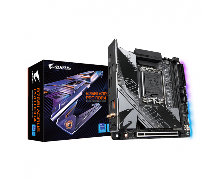 PLACA BASE GIGABYTE B760I AORUS PRO 1700 MITX 2XDDR4