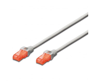 CABLE DE RED CAT 6 U UTP DE 15 METROS EN COLOR GRIS