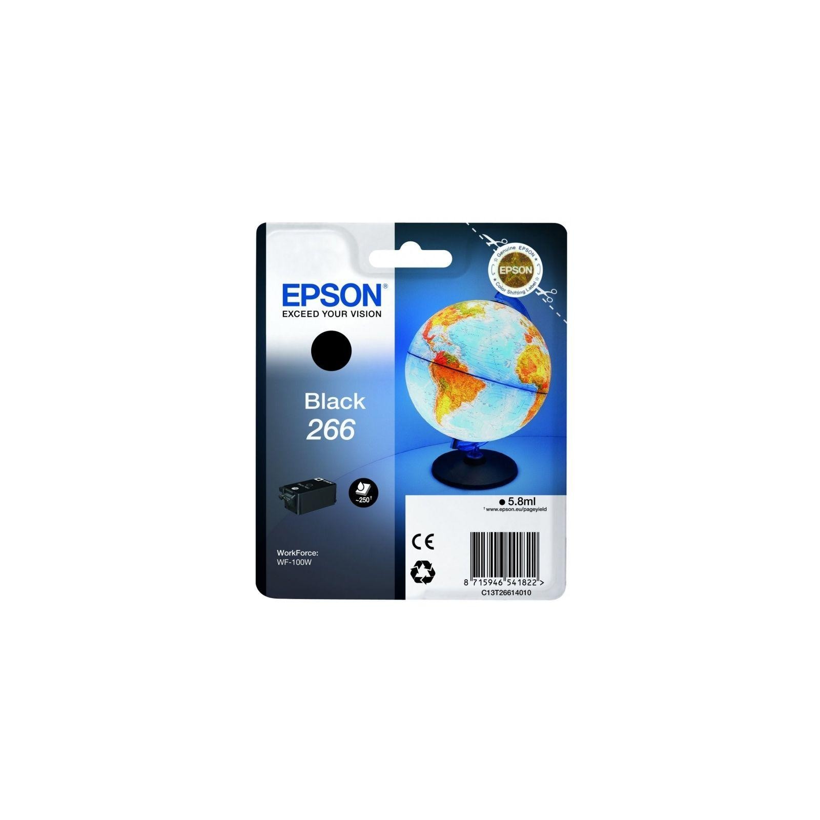 Cartucho De Tinta Original Epson Nº266/ Negro