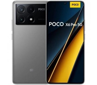 Smartphone Xiaomi Poco X6 Pro 6.67"/ 8Gb/ 256Gb/  5G/ Gris