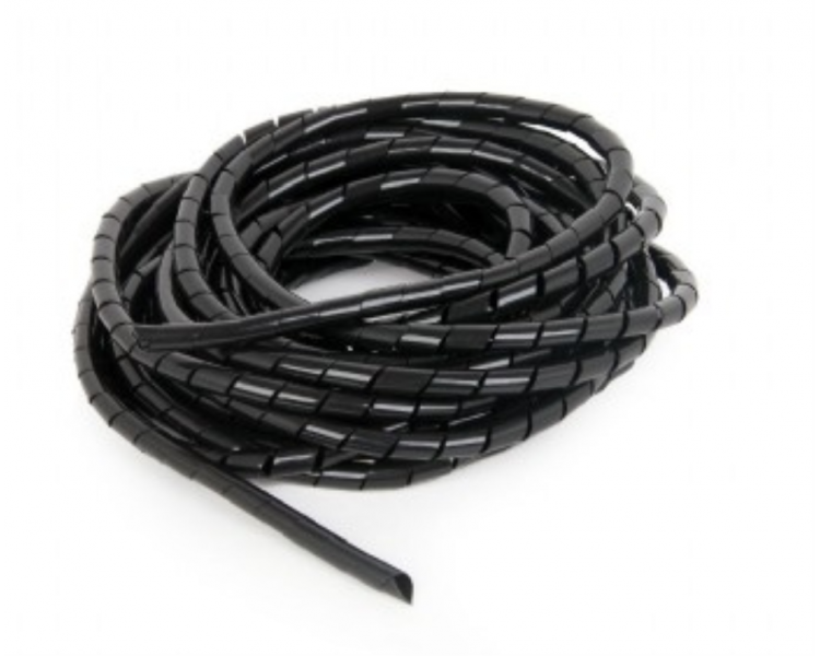 CABLE GEMBIRD 12MM SPIRAL WRAP 10M NEGRO