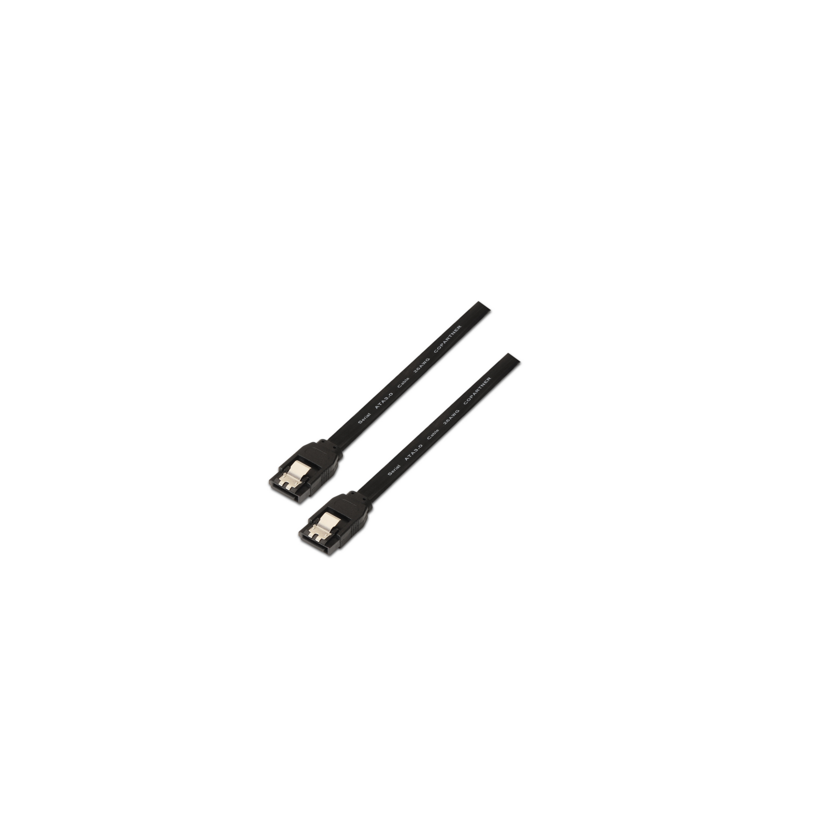 CABLE AISENS SATA III DATOS 6G CON ANCLAJES NEGRO 05M