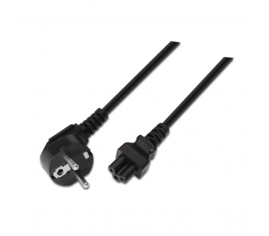 CABLE AISENS ALIMENTACIoN TReBOL CEE7 ACODADO M C5 H 15M