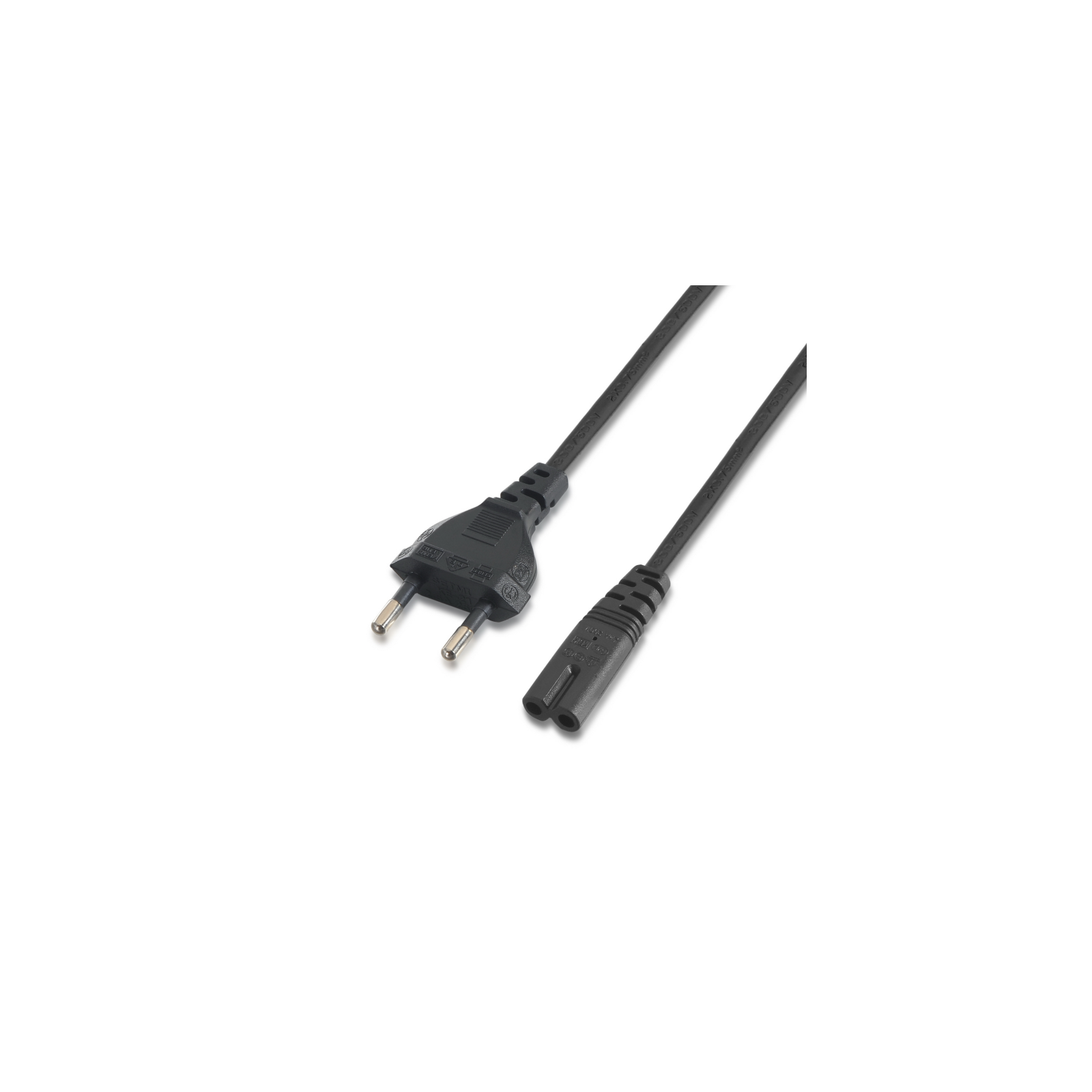 CABLE ALIMENTACION AISENS FORMA 8 CEE7 16 M C7 H NEGRO 15M