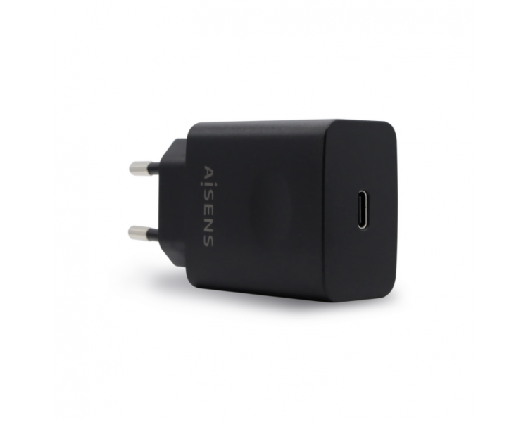 CARGADOR AISENS 20W USB C PD30 RETAIL 1xUSB C 20W NEGRO