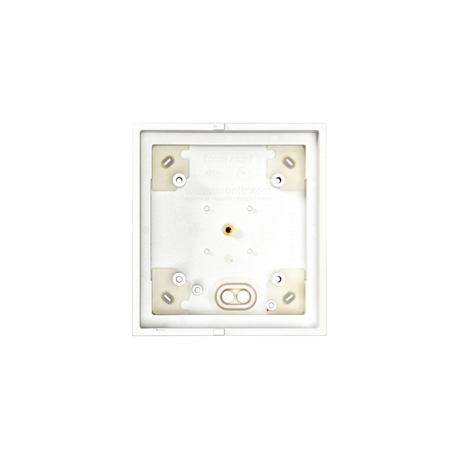 SINGLE ON WALL HOUSING WHITE