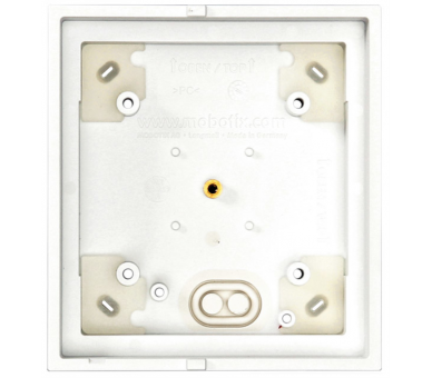 SINGLE ON WALL HOUSING WHITE