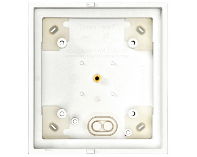 SINGLE ON WALL HOUSING WHITE