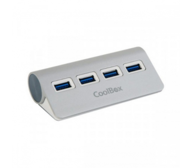 HUB USB COOLBOX ALU 3 4 PUERTOS USB30