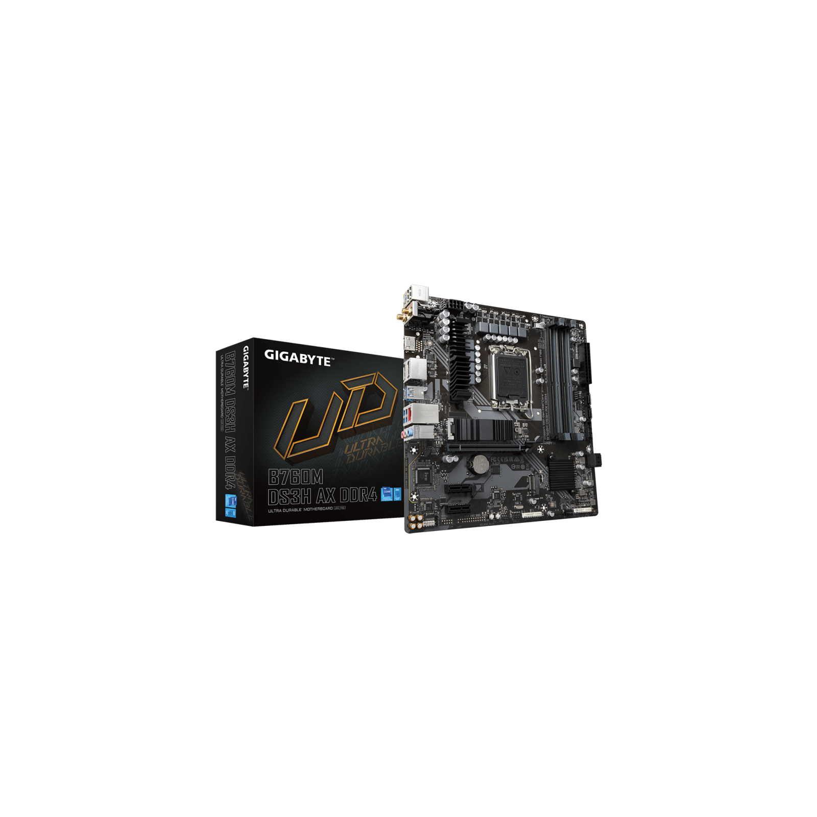 PLACA BASE GIGABYTE B760M DS3H AX 1700 MATX 4XDDR4