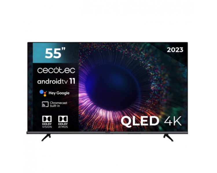 TV CECOTEC 55 QLED ANDROID TV V1 SERIES VQU11055